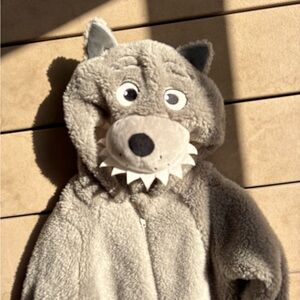 Gray Wolf Costume Onesie